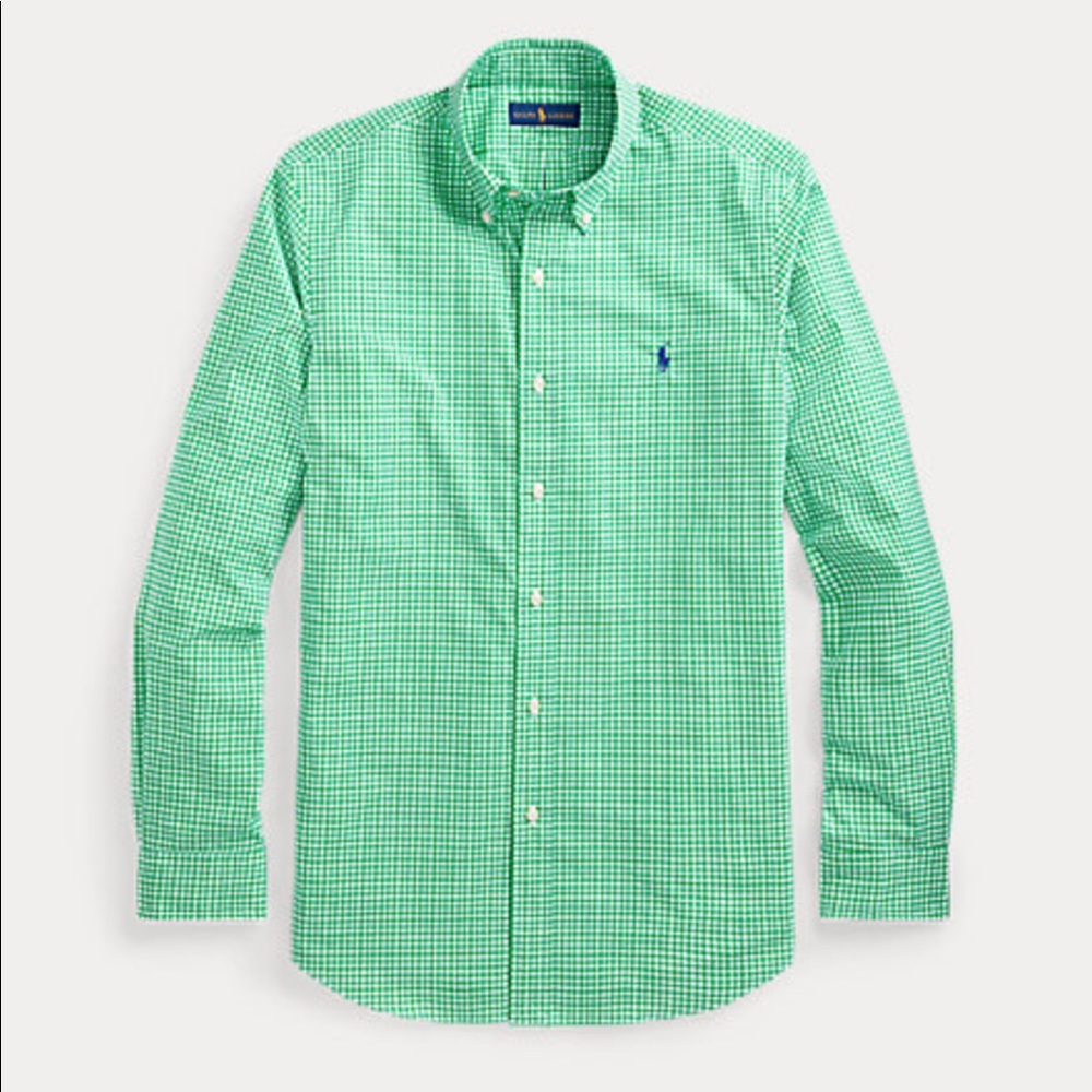 Ralph Lauren Poplin Classic Gingham Shirt